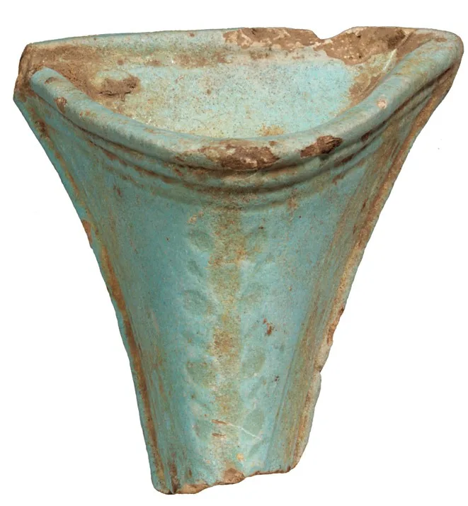 Egyptian Faience Wall Vase