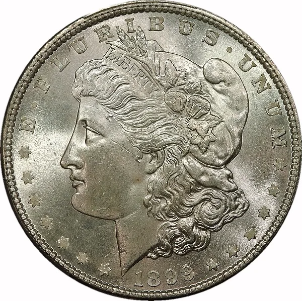 Morgan Dollar, 1899, $1, MS65 , PCGS