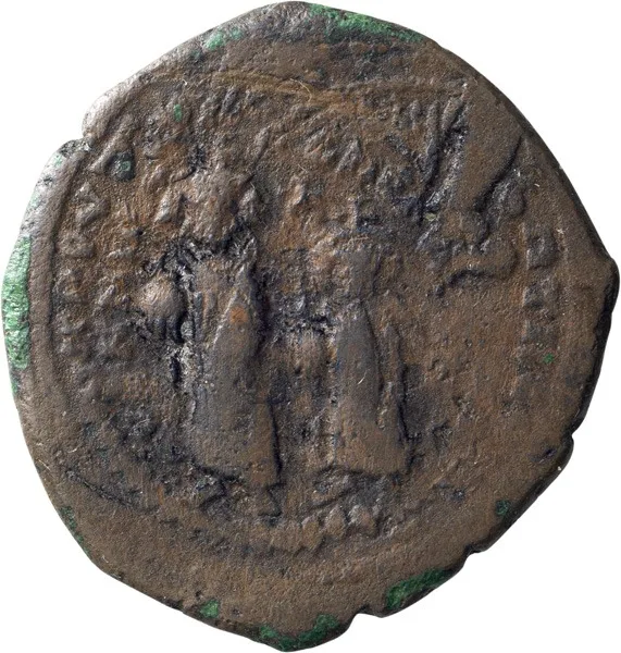 Heraclius and Heraclius Constantine. Follis