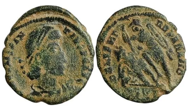 Roman Constantius II. AD 351-355. AE3 19mm, reduced centenionalis, Alexandria