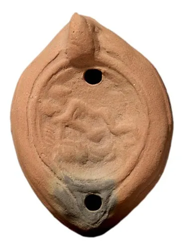 Roman Terracotta Erotic Oil Lamp