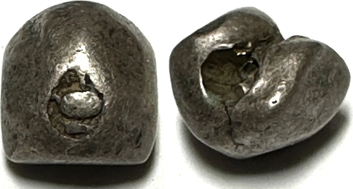 1851-1868 THAILAND Salung (1/4 Baht), RAMA IV 1851-68 P'ra Tao, Pot Duang Bullet Coin VF