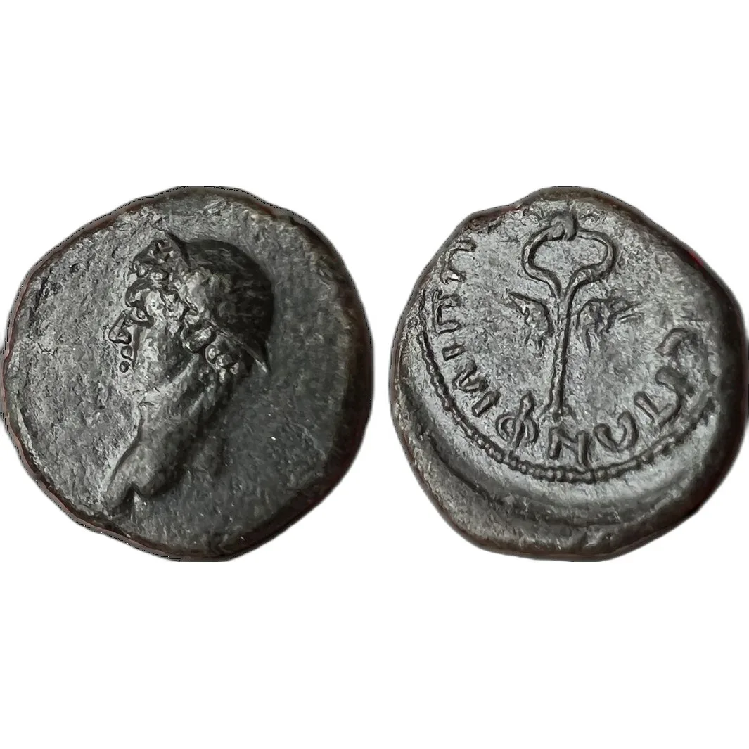 Rare Ancient Greek Coin Philippopolis Thrace Hermes Caduceus AE 2nd Century AD