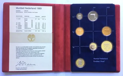 1989 NETHERLANDS Proof set 1989 # NL89P Proof
