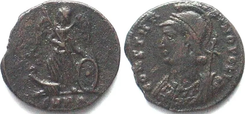 330-346 CITY COMMEMORATIVES (330-346 AD). CONSTANTINOPOLIS, AE Follis, 330-333, SMHΔ VF/XF