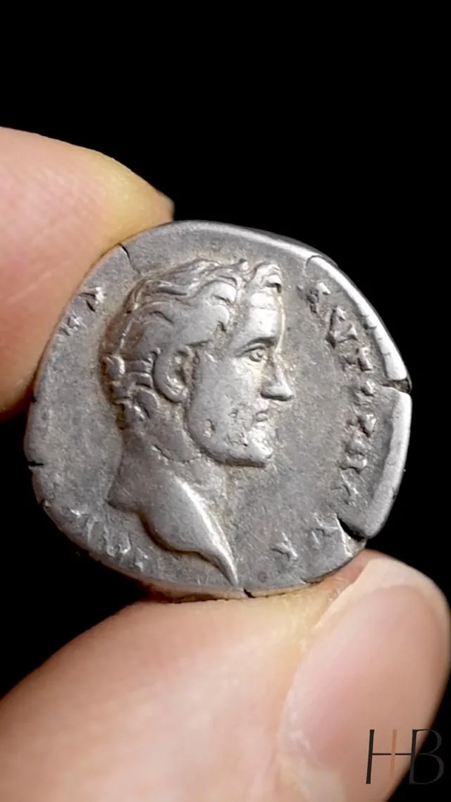 Antoninus Pius as Caesar. Denarius