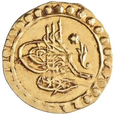 Ottoman: Mahmud II (1808-1839), gold 1/4 zeri mahbub (0.79g), Qustantiniya (Constantinople) mint, AH 1223 (1808 CE), regnal year 2.
