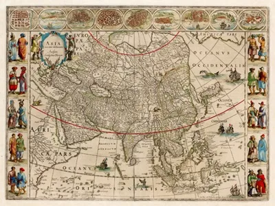Asia Central Asia noviter delineata by: Willem Blaeu