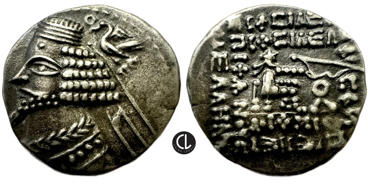 Kings of Parthia, Phraates IV, AR Drachm, Laodikeia Mint, Circa 38-2 BC – RR