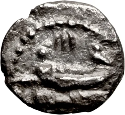 Judaea, Samaria. AR ma'ah-obol