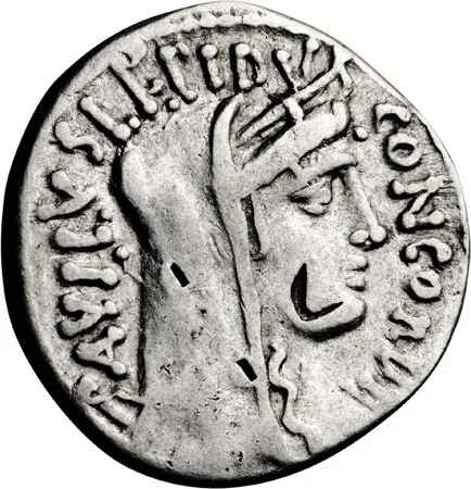 L. Aemilius Lepidus Paullus. Denarius