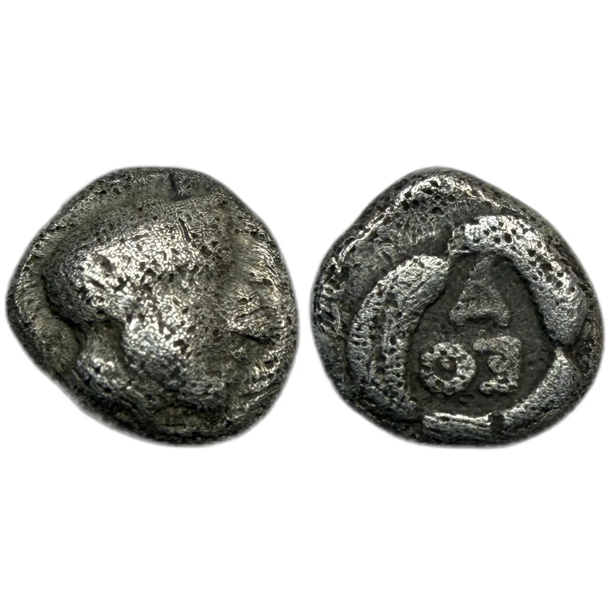 Attica, Athens. AR Hemiobol, 479 - 404 BC