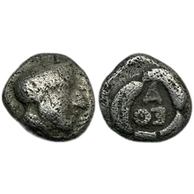 Attica, Athens. AR Hemiobol, 479 - 404 BC