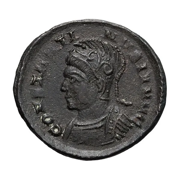 Constantine II as Caesar. Follis