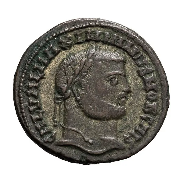 Galerius as Caesar. Follis