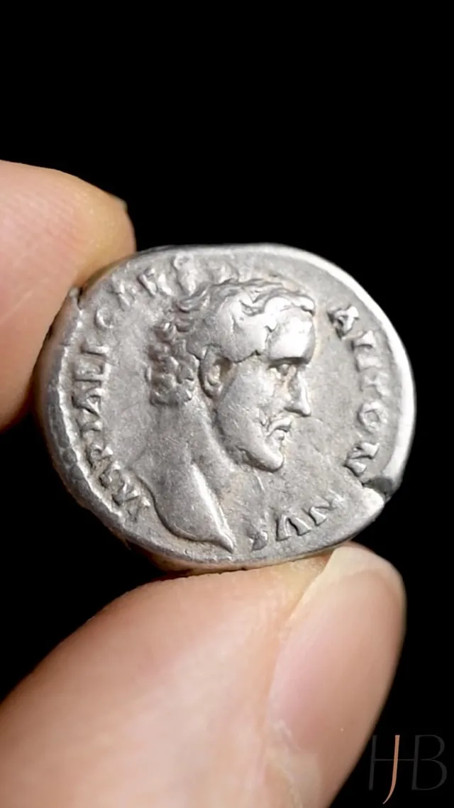 Antoninus Pius as Caesar. Denarius