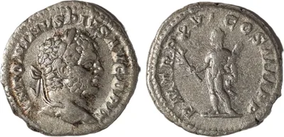 Caracalla AR Denarius. 213 AD. Rome
