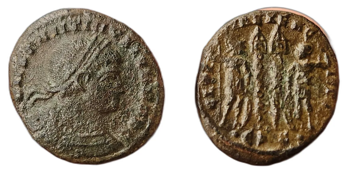 Centenionalis — Constantius II — Gloria Exercitus