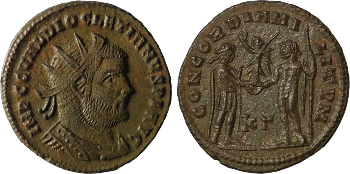Diocletian (284-305) - BI Antoninianus (Cyzicus AD 295-6)