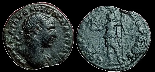 Trajan Struck 108-109 AD AR 18.6mm 3.14gm Denarius. Mars left w. Victory, Rome, Very Rare, VF