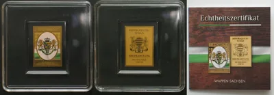 2024 CHAD 3000 Francs 2024 SAXONY ARMS Gold 1/500 oz BU
