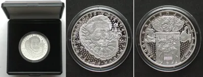 Kronen 2014 CZECH REPUBLIC. 200 Korun 2014, Krystof Harant, silver Proof