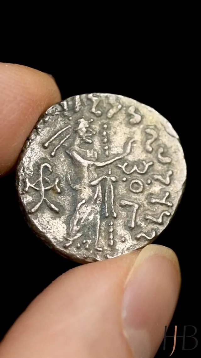 Indo-Scythians, Azes II. Tetradrachm