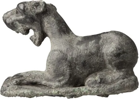 Roman Bronze Statuette of a Panther