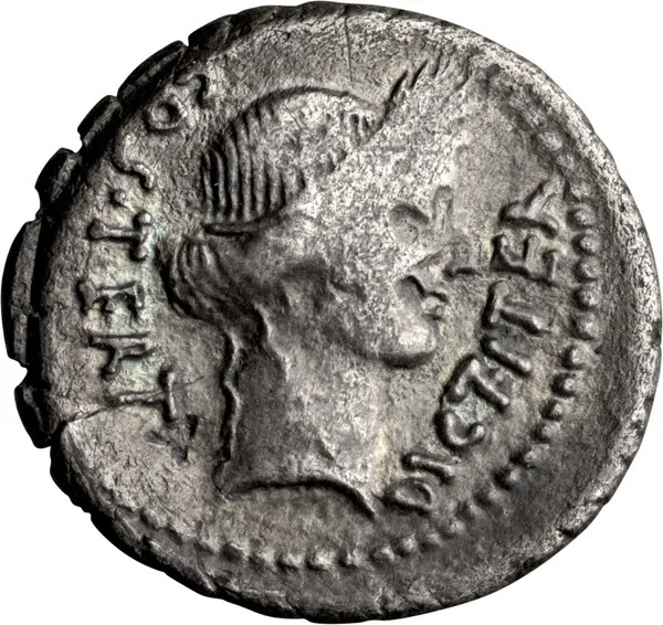 Julius Caesar. Denarius