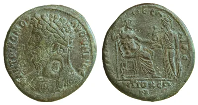 Æ of Caria, Antioch ad Maeandrum, Marcus Aurelius for Lucius Verus (Augustus)