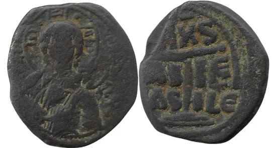 Romanus III, circa 1028-1034 AD. Æ Follis (28mm, 10.4gm). Constantinople mint.