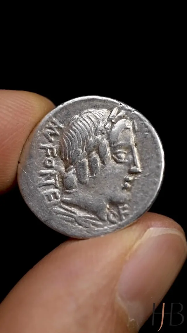 Mn. Fonteius C.f.. Denarius