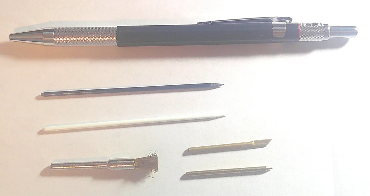 Conservator Precision Pencil - Full Set – 1 Pencils and 5 Tips, 1 Count (Pack of 1)
