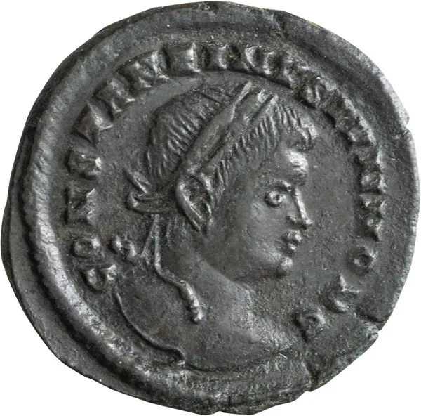 Constantine II as Caesar. AE 3, Reduced Follis