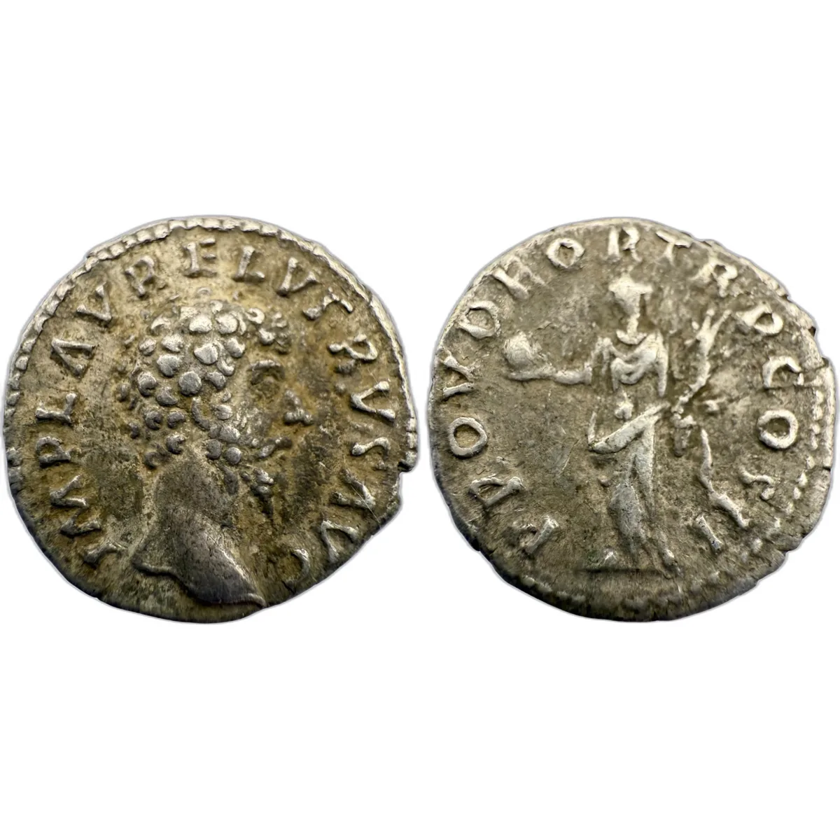 Lucius Verus Denarius - Old Cabinet Tone