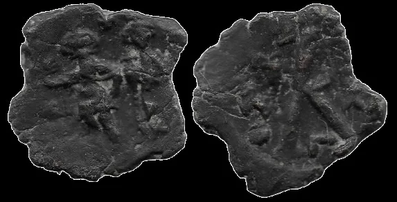 Justin II (with Sophia) 565-578 AD, AE 21.6mm 3.8gm Half Follis