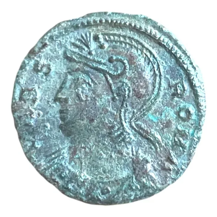 Constantine I. Bronze Ae2. Thessalonica mint. 330–333 CE.