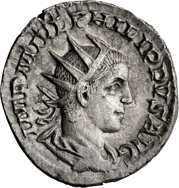 Philip II as Augustus. Antoninianus