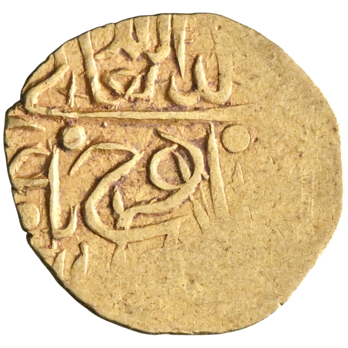 Timurid: Shahrukh III (1575-1579), gold 1/4 ashrafi (1.18g), Badakhshan, AH 983-987 (1575-1579 CE). Rare.
