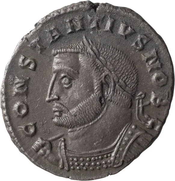 Constantius I as Caesar. Follis