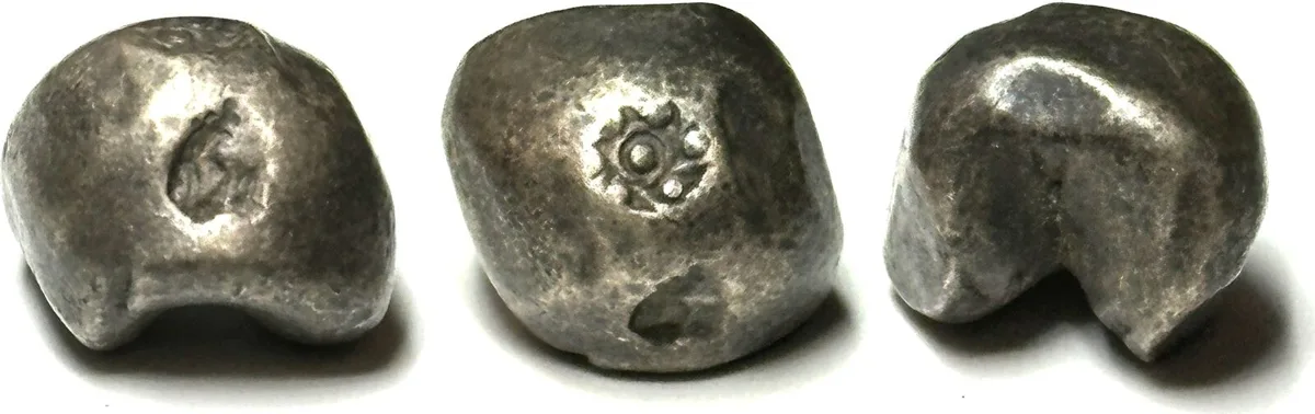 1851-1868 THAILAND 1 Baht, RAMA IV (1851-1868), Mongkut, Pot Duang Bullet Coin, silver, VF