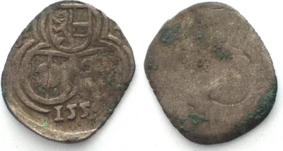 1559 Austria SALZBURG Zweier 1559, MICHAEL von KUENBURG, silver VF+