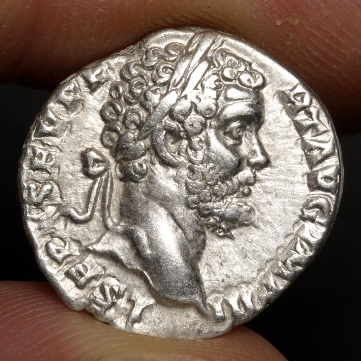 Septimius Severus Denarius 194AD Ancient Roman Empire Silver Coin - Jupiter Victory Reverse