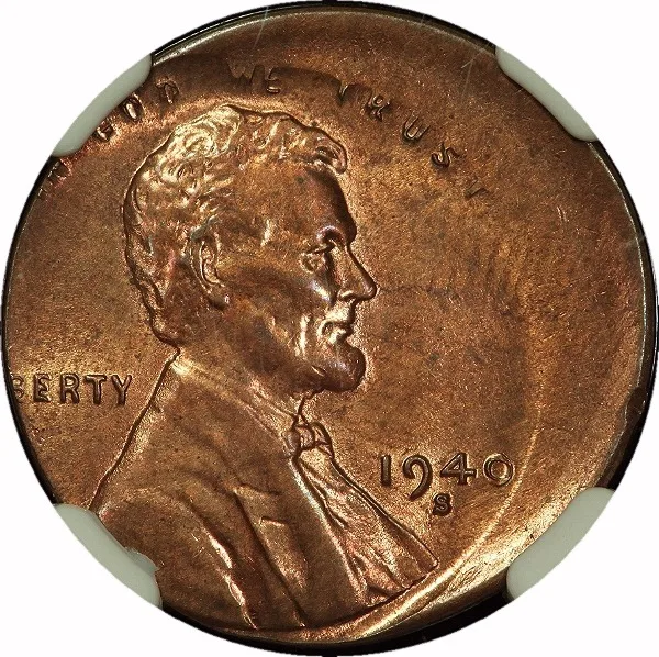 Lincoln Cent, , Struck 20% Off center, 1¢ , NGC, Unc Details (Cleaned)