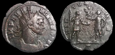 Aurelian AD 270-275. AE 21.7mm 2.48g. Antoninianus. Mediolanum.
