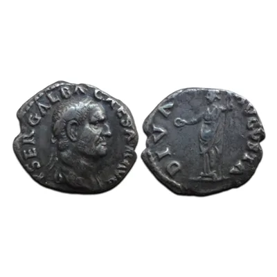 Galba - DIVA AVGVSTA very rare and bold portrait! (AU2626)