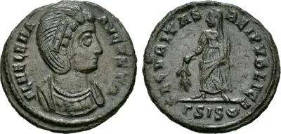Helena. 317-340 AD. AE Follis. (19.2 mm, 2.50 g). Siscia mint, struck 328-329 AD