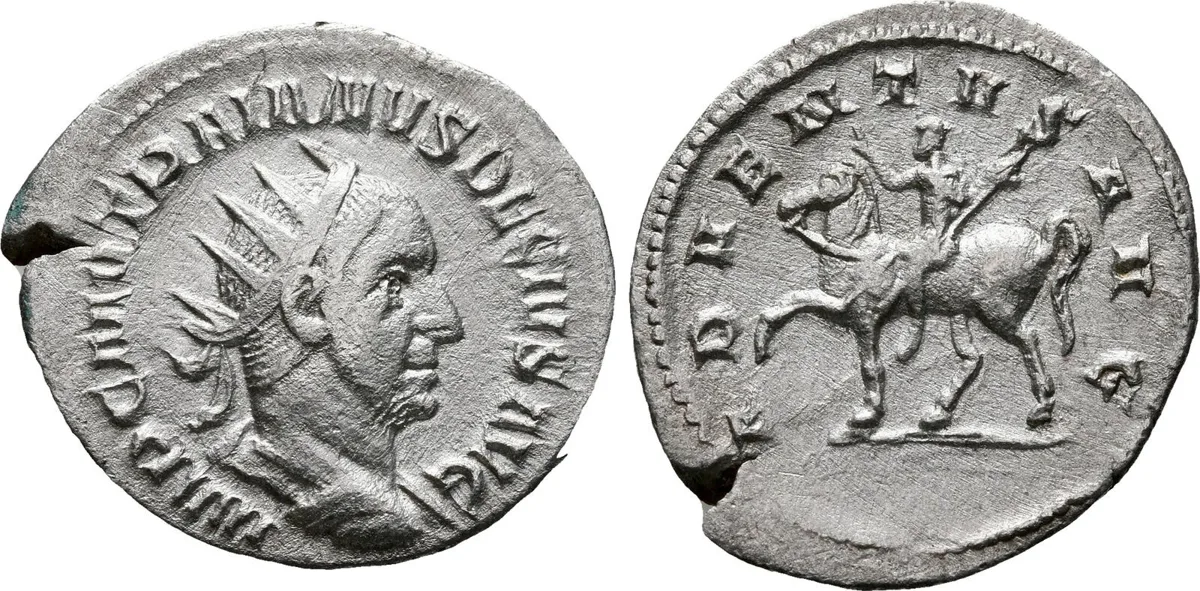 Trajan Decius AR Antoninianus. Rome, AD 249-251.