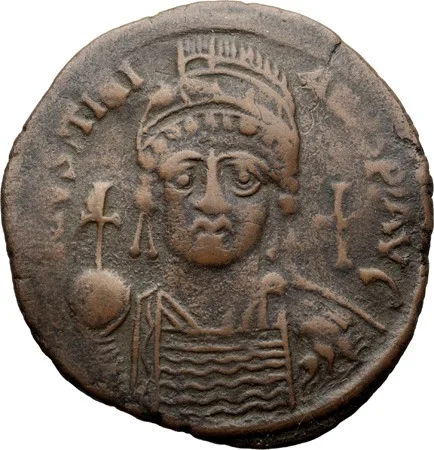 Justinian I. Follis