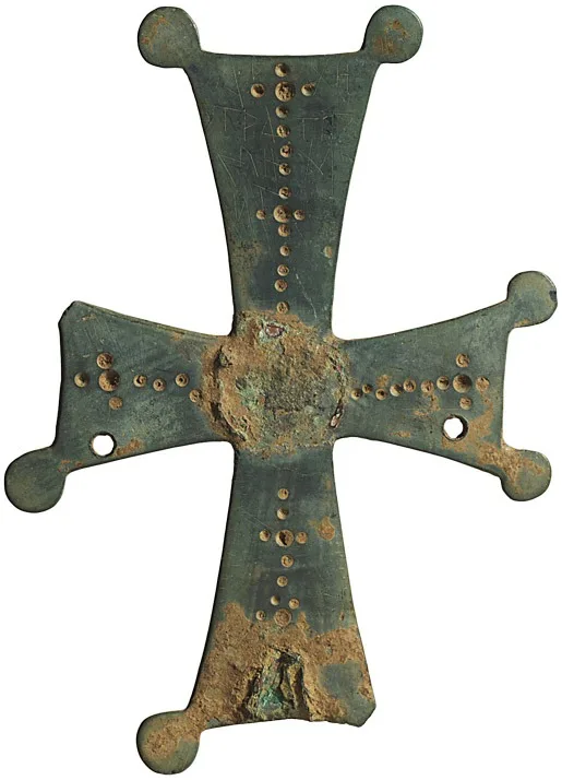 Byzantine Bronze Processional Cross